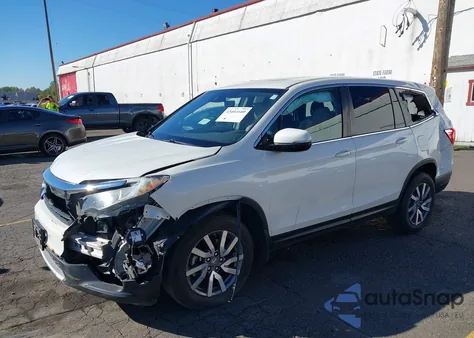 2019 Honda Pilot Ex-L из США, поврежденный, VIN 5FNYF6H47KB014655